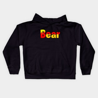 Honey loving bear Kids Hoodie